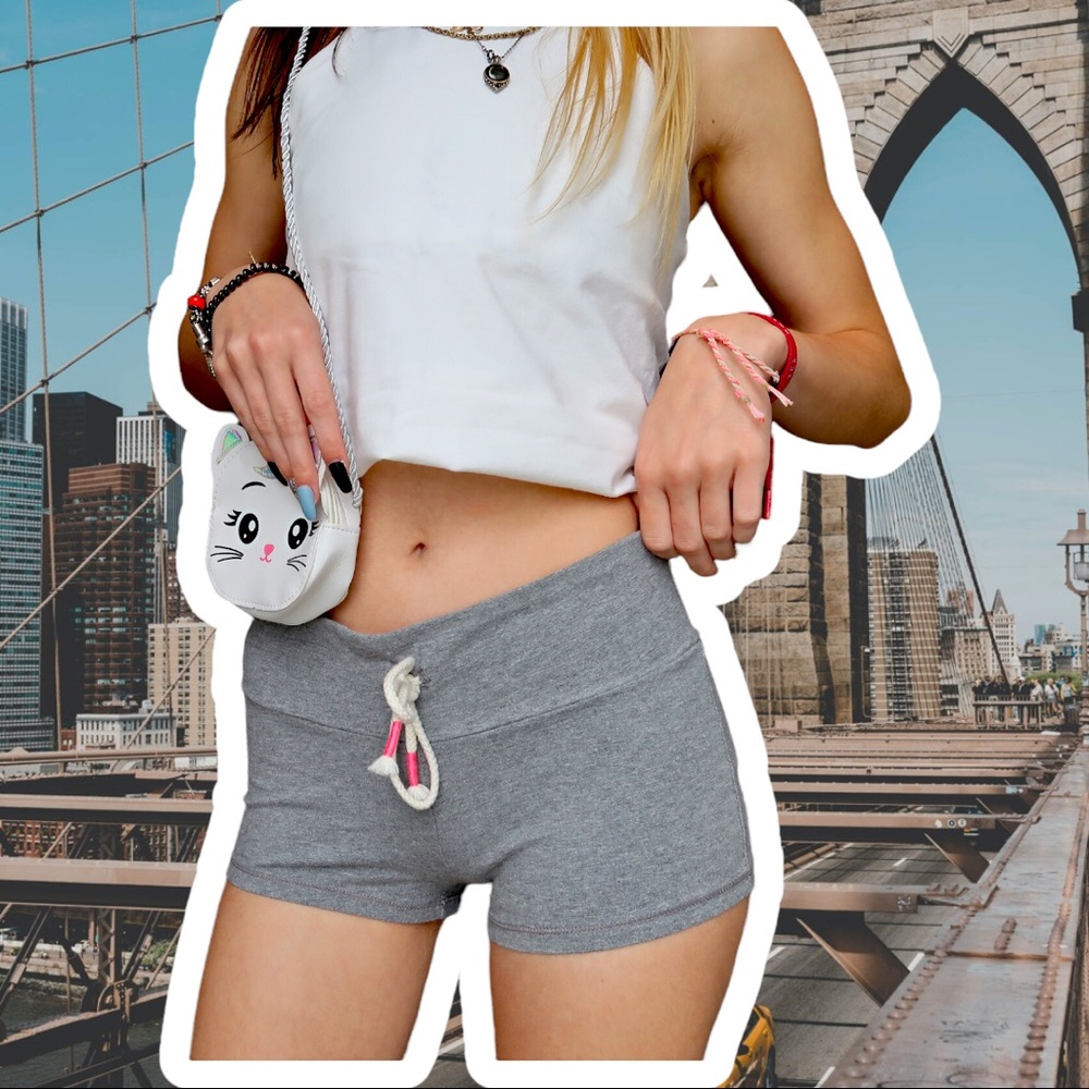 Aeries gray yoga shorts